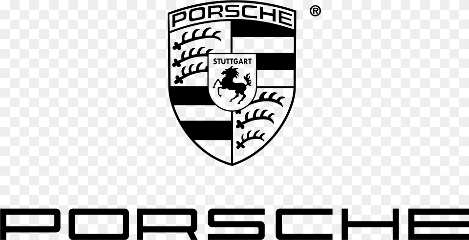 Porsche Logo Vector Transparent Porsche Logo Svg, Gray Free Png