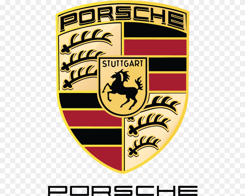 Porsche Logo Vector Vector Porsche Logo, Emblem, Symbol, Armor, Animal Png