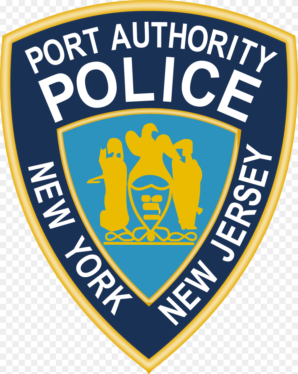 Port Authority Police Logo, Badge, Symbol, Person, Emblem Png Image