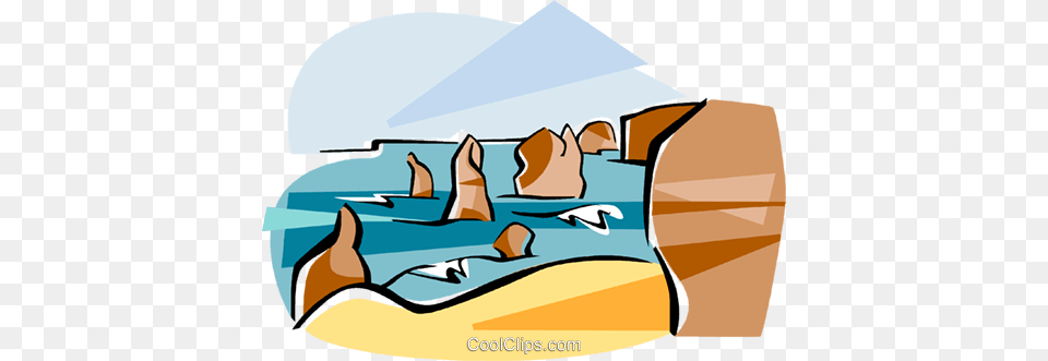 Port Campbell Livre De Direitos Vetores Clip Art, Ice, Nature, Outdoors, Animal Png