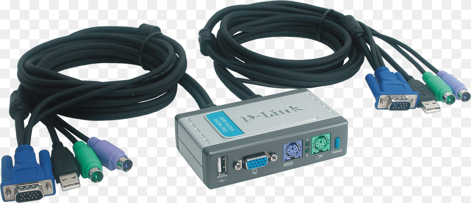 Port Ps 2 Kvm Switch, Adapter, Electronics, Hardware, Cable Free Transparent Png