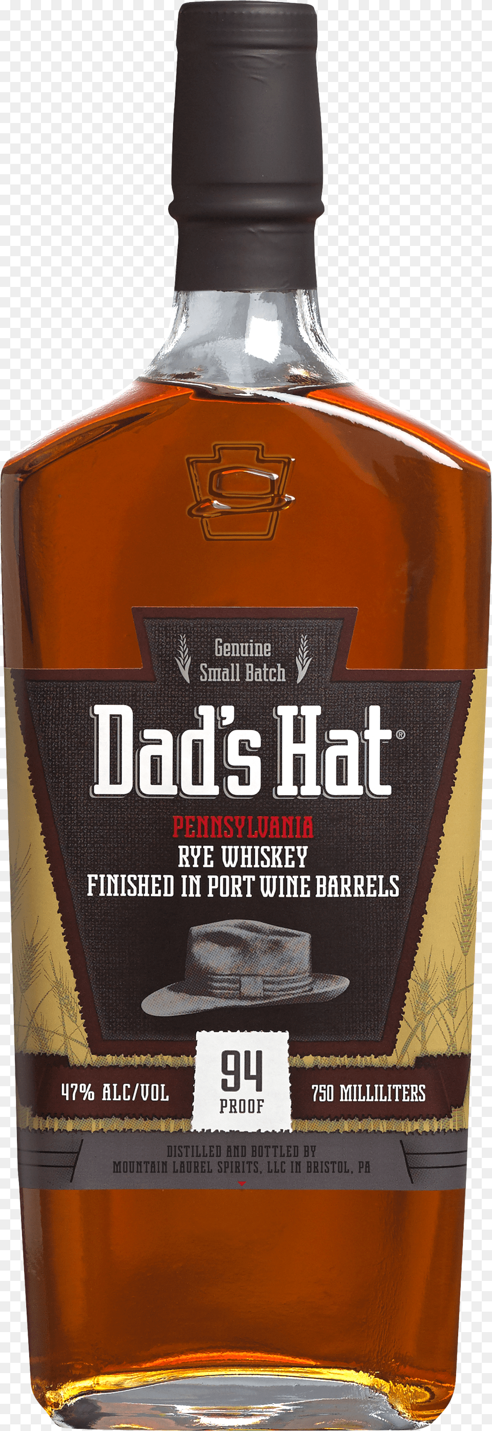 Port Wine Bottle Front Silhouette Dad39s Hat Pennsylvania Rye Port Wine Cask Finish Png Image