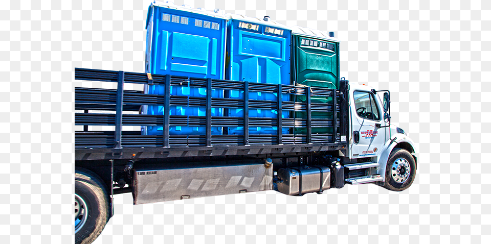 Porta John Truck, Vehicle, Transportation, Trailer Truck, Wheel Png