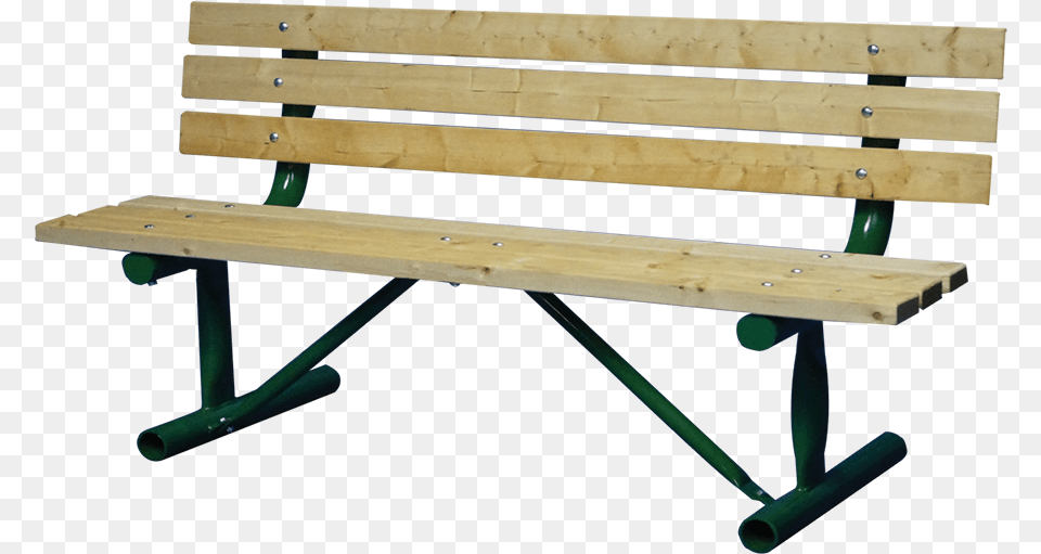 Portable Bench Super Duty Treated Green Park Cartoon Park Bench, Furniture, Wood, Park Bench Free Png Download