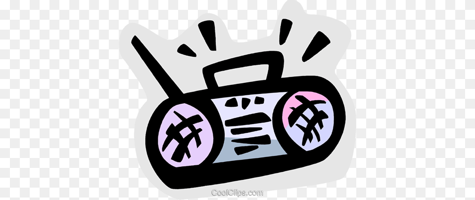 Portable Cassette Players Royalty Free Vector Clip Illustration, Electronics, Device, Grass, Lawn Png Image