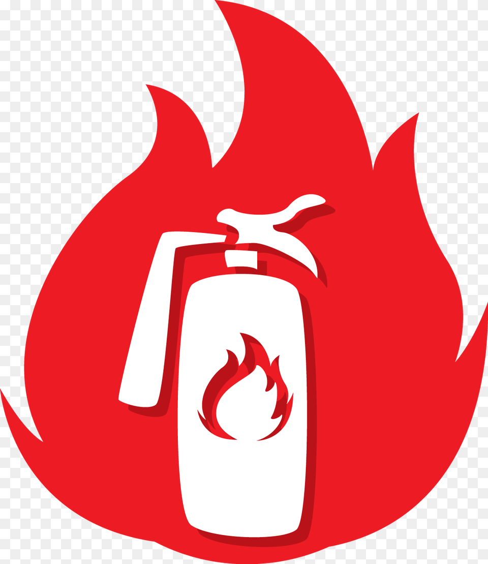 Portable Fire Extinguishers Fire Fighting Symbol, Logo, Food, Ketchup, Bag Free Png Download