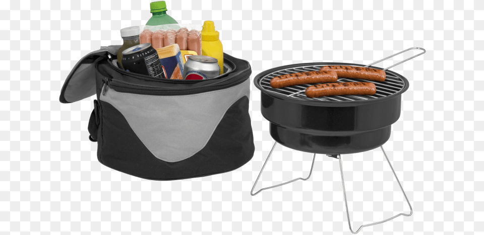 Portable Grill Cooler Combo, Bbq, Cooking, Food, Grilling Free Png