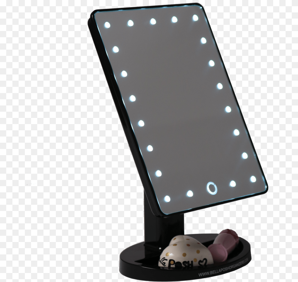 Portable Led Vanity Mirror Mirror, Lighting, Pc, Computer, Laptop Png Image