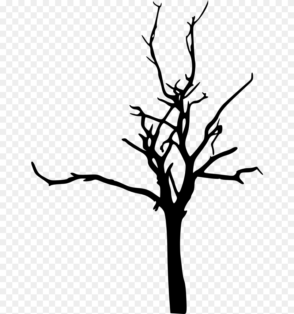 Portable Network Graphics Clip Art Silhouette Tree Simple Silhouette Of A Tree, Gray Png Image