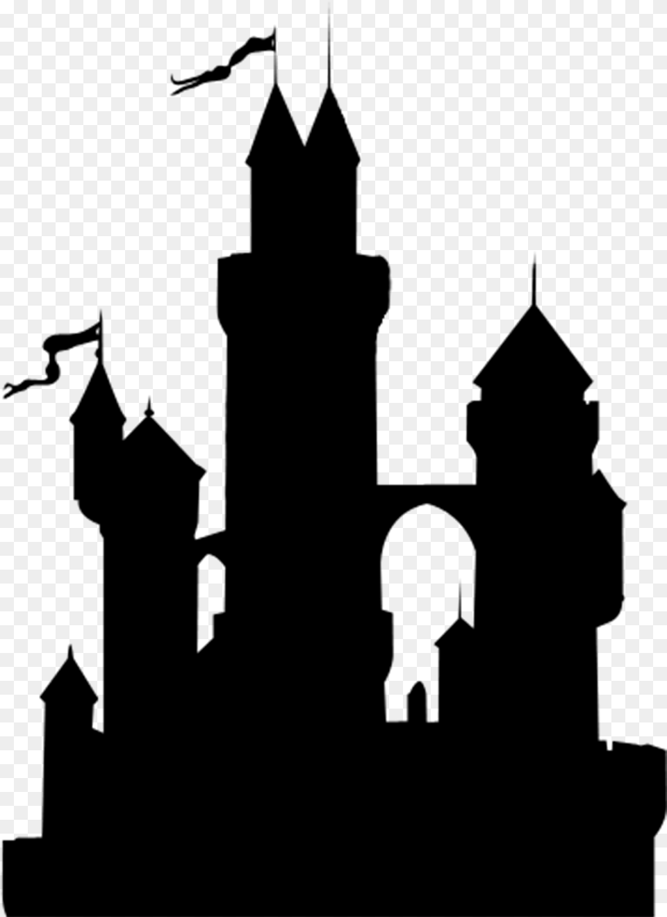 Portable Network Graphics Clip Art Transparency Silhouette Silhouette Of Castles Clip Art, Gray Png