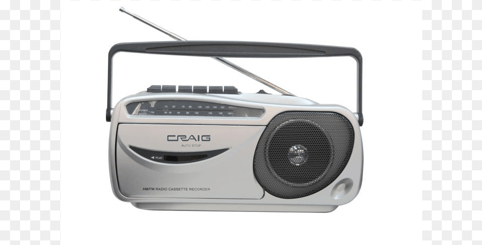 Portable Player Recorder With Radio Receiver, Electronics, Cassette Player, Tape Player, Speaker Free Png