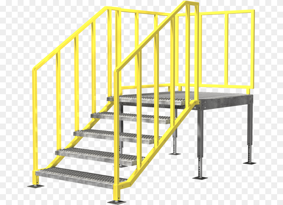 Portable Stairs Osha Compliant Non Ibc Stairs, Architecture, Building, Handrail, House Png