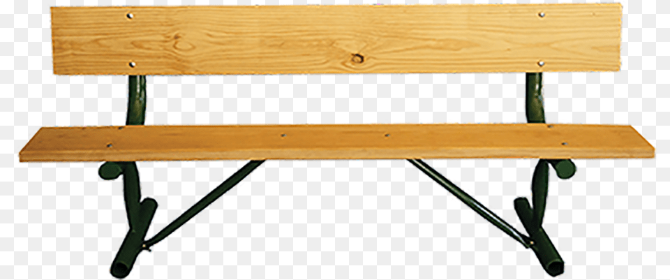 Portable Untreated Brown Park Bench Bench, Furniture, Wood, Plywood, Park Bench Free Png Download
