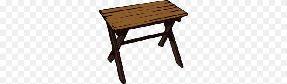 Portable Wooden Table Clip Art, Coffee Table, Desk, Furniture, Wood Png Image