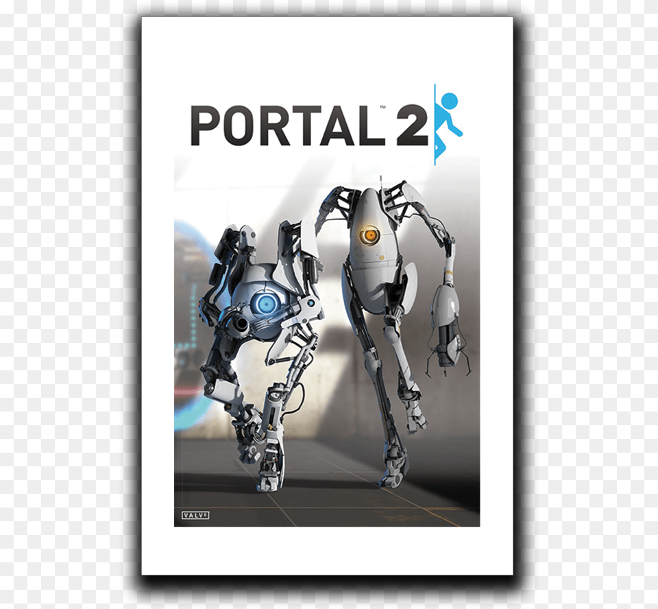 Portal 2 Coop Poster, Robot, Toy Free Transparent Png