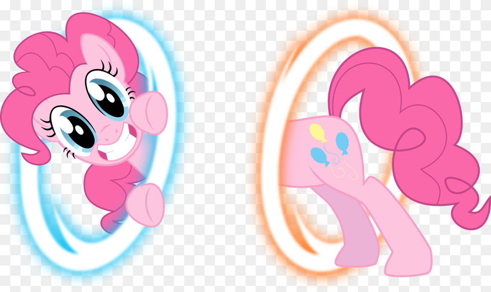 Portal 2 Pinkie Pie Rainbow Dash Twilight Sparkle Rarity Pinkie Pie Portal, Art, Graphics, Text Free Transparent Png