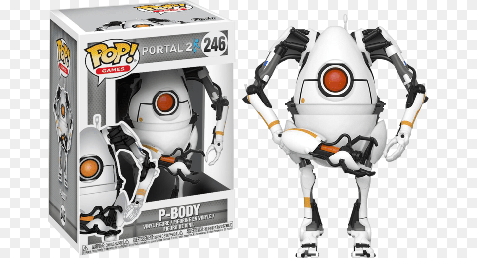 Portal 2 Pop Figures, Robot, Toy, Adult, Male Free Png