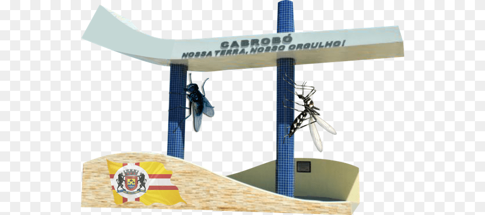 Portal Com Bandeira E Mosca Glider, Animal, Insect, Invertebrate, Bee Free Png Download