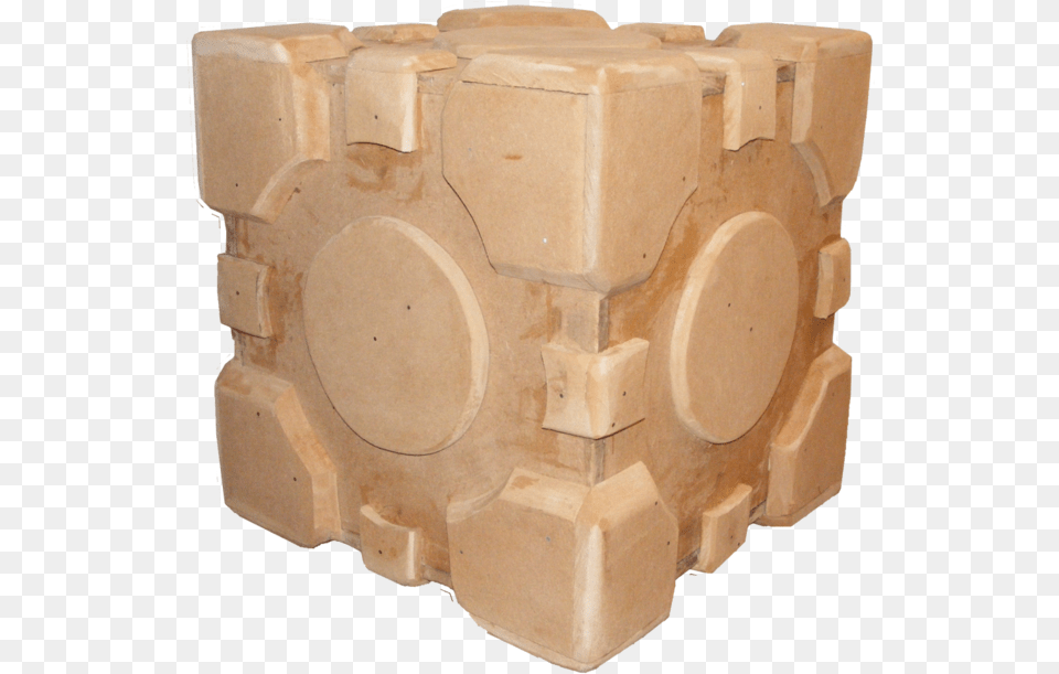 Portal Companion Cube Wood, Brick Png Image