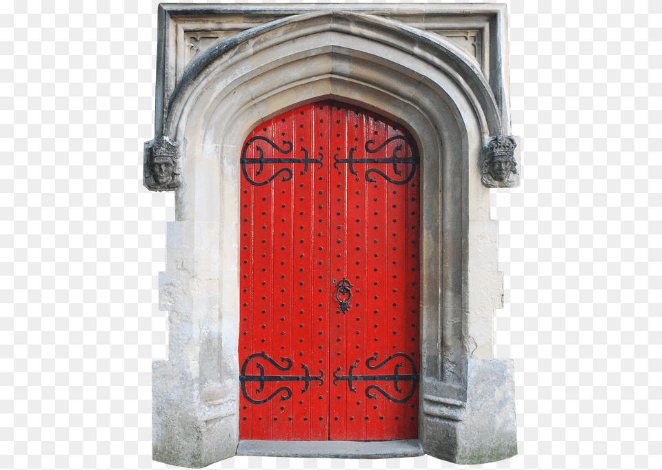 Portal Door Sand Stone Input Old Door Old Wood Old Red Door, Arch, Architecture, Gothic Arch Free Png Download