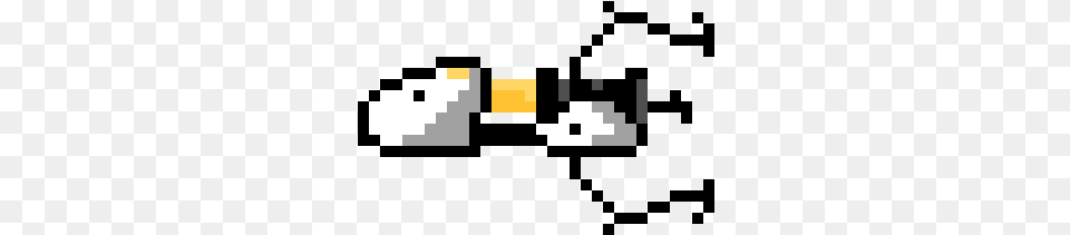 Portal Gun Orange Portal Gun Pixel Art Png