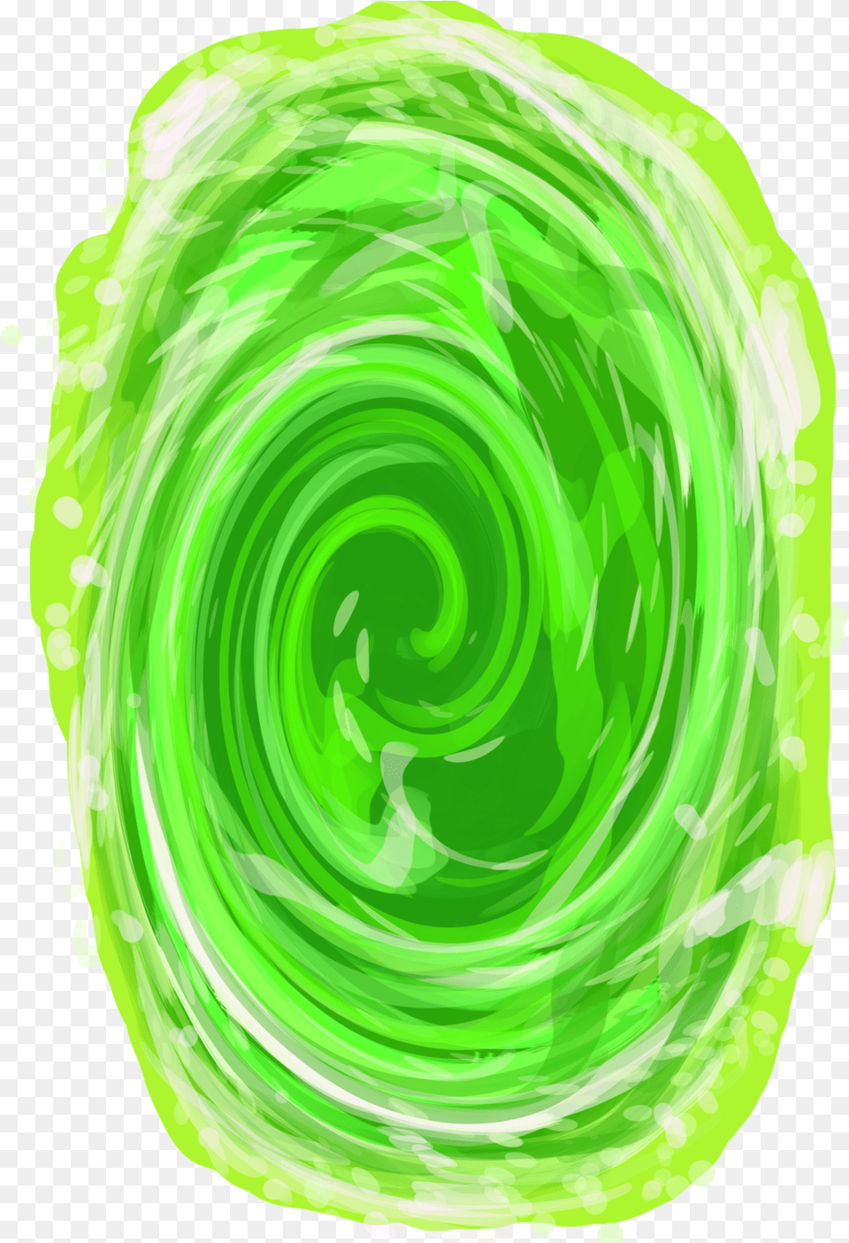 Portal Images Rick And Morty Portal, Green, Food, Produce, Face Free Png Download