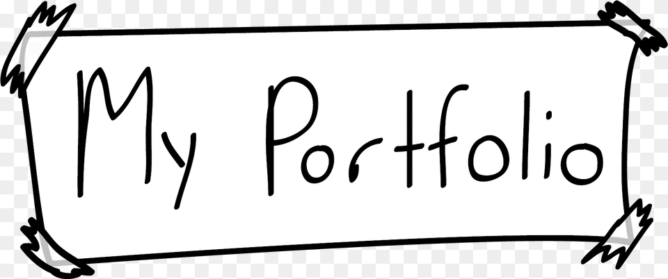 Portfolio My Portfolio, Text, Handwriting Free Png