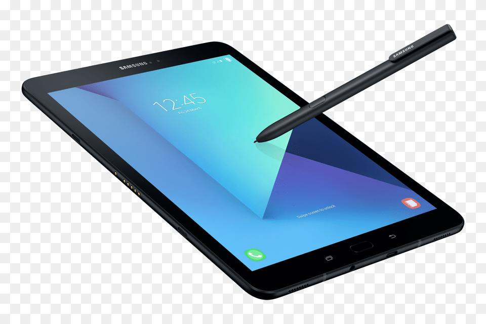 Portfolio With Galaxy Tab S Best Tab In India, Computer, Electronics, Tablet Computer, Pen Free Png Download
