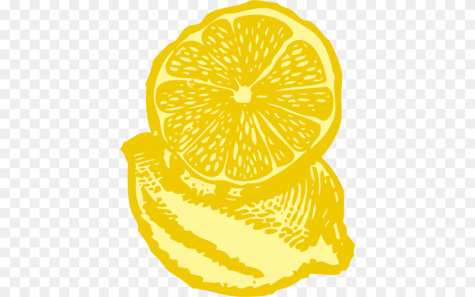 Portion Transparent Images Clipart Lemon Illustration, Citrus Fruit, Food, Fruit, Plant Png