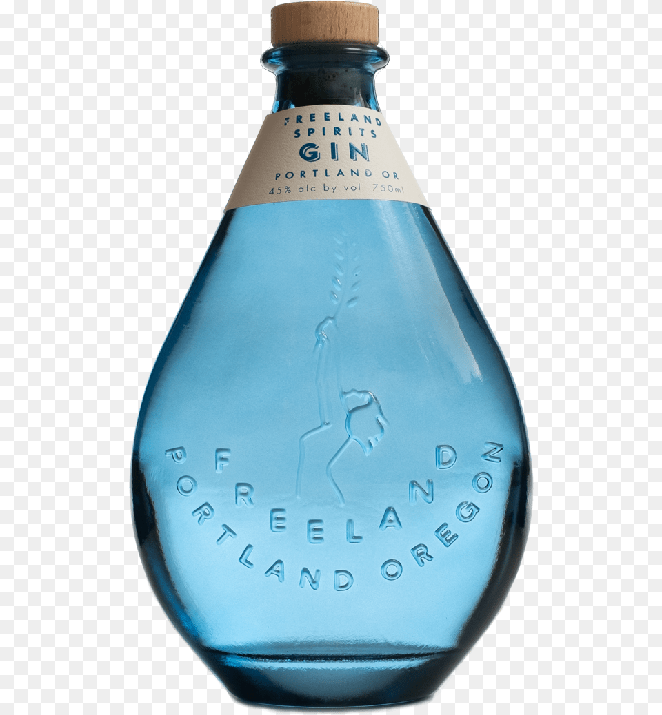 Portland Gin From Freeland Spirits In Portland Or Freeland Spirits, Bottle, Jar, Water Bottle Png Image