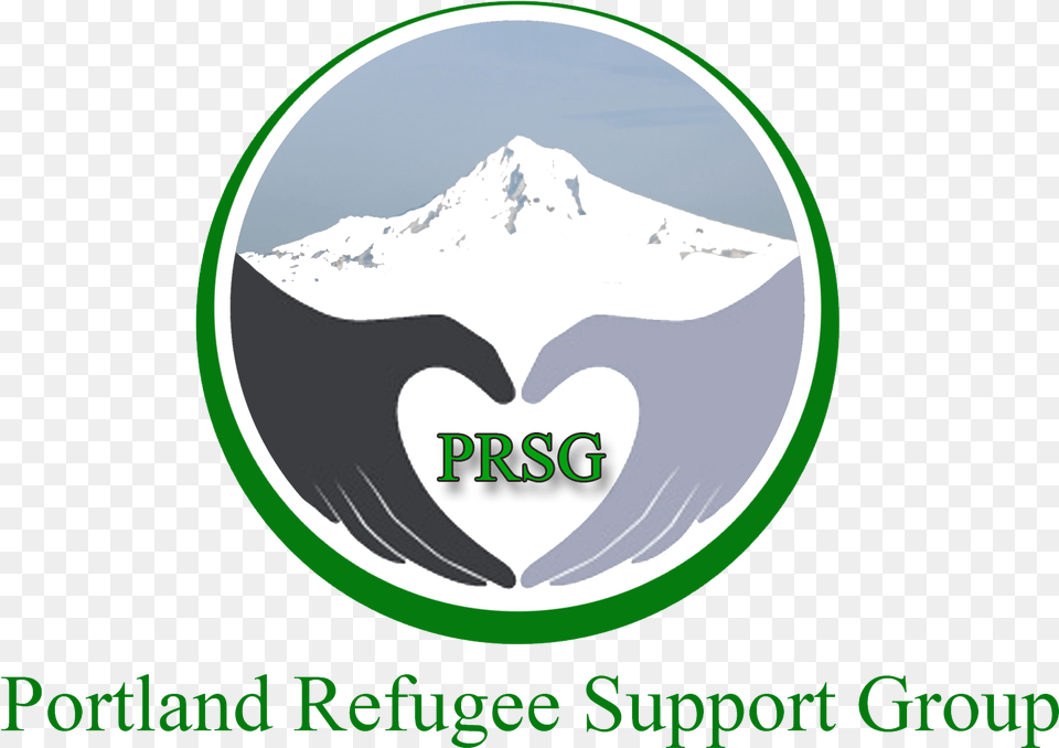 Portland Refugee Support Group, Ice, Logo, Mountain, Mountain Range Png Image