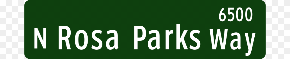 Portland Street Sign N Rosa Parks Way, Green, Text Free Transparent Png