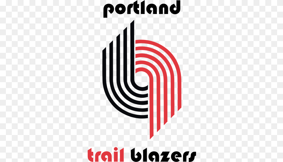 Portland Trail Blazers Logo Old Portland Trail Blazers, Spiral, Coil Free Png Download
