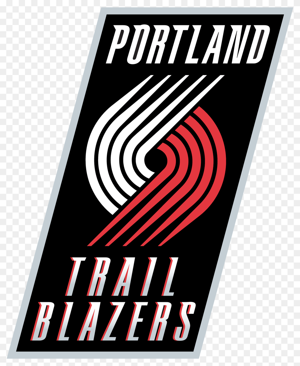 Portland Trail Blazers Logos Download, Advertisement, Poster, Book, Publication Free Png