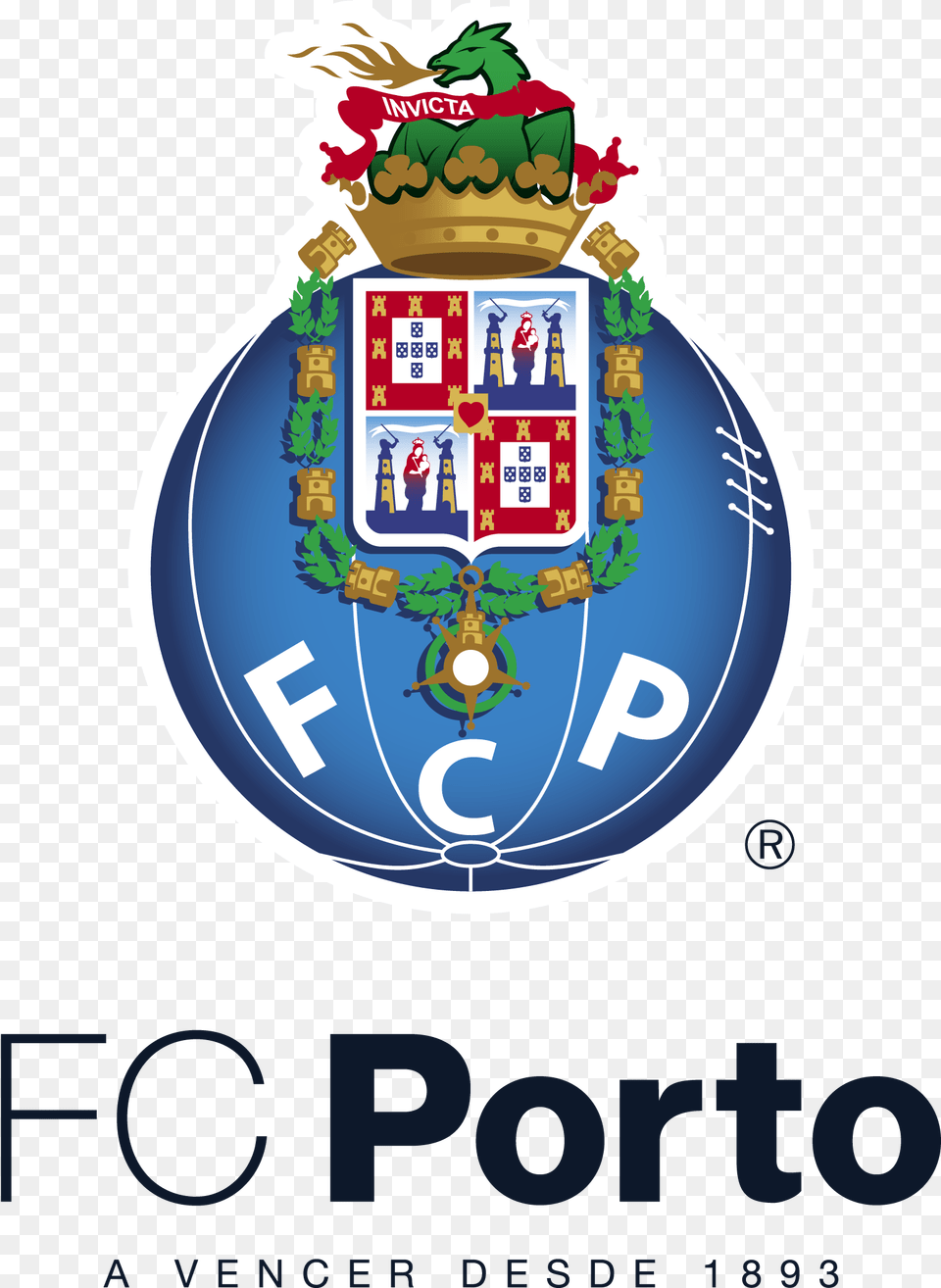 Porto Logo Interesting History Of The Team Name And Emblem Fc Porto Logo, Badge, Symbol, Person, Qr Code Free Png