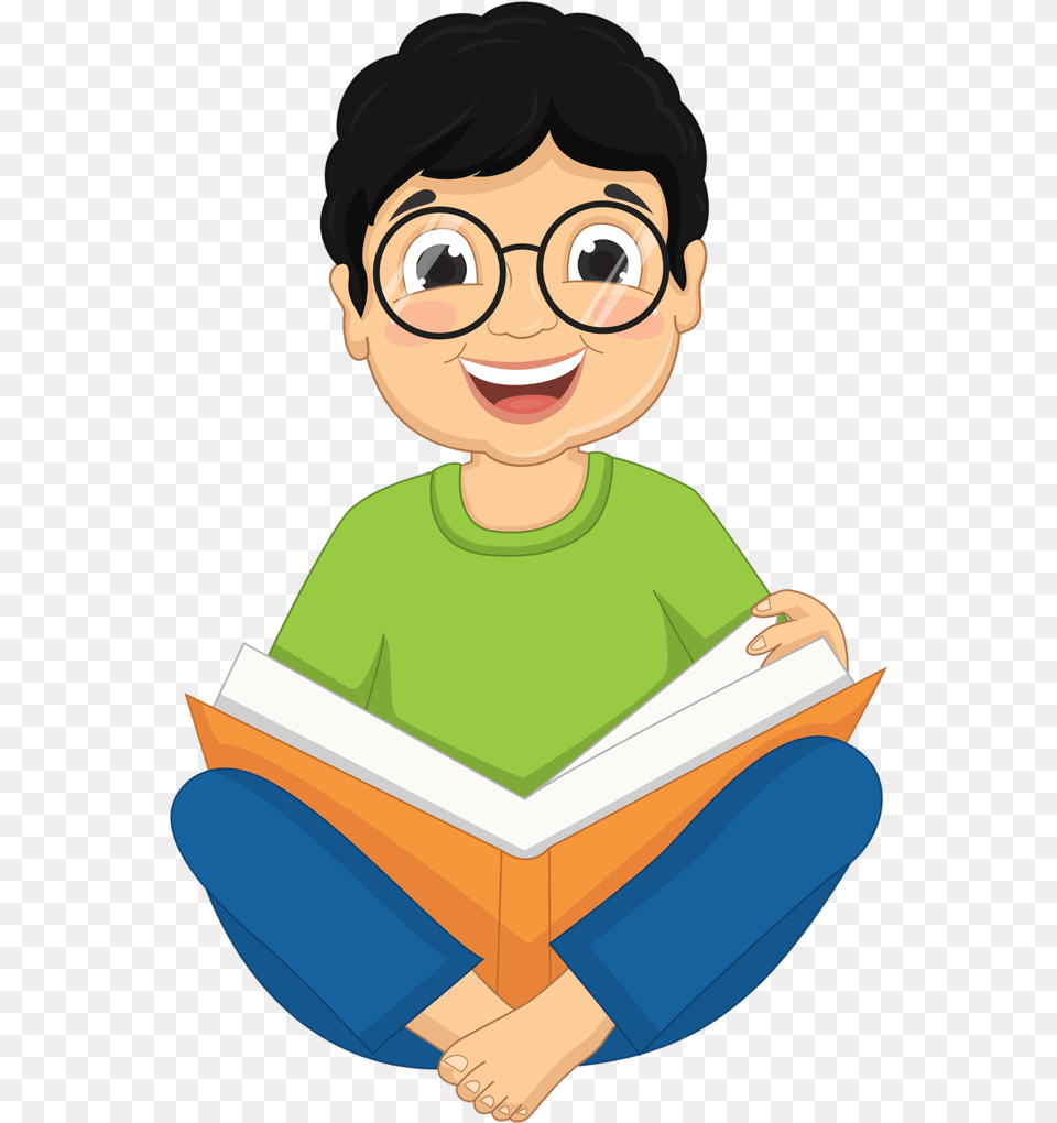 Portrait Clipart Random Person Student Reading A Book, Baby, Face, Head, Publication Png