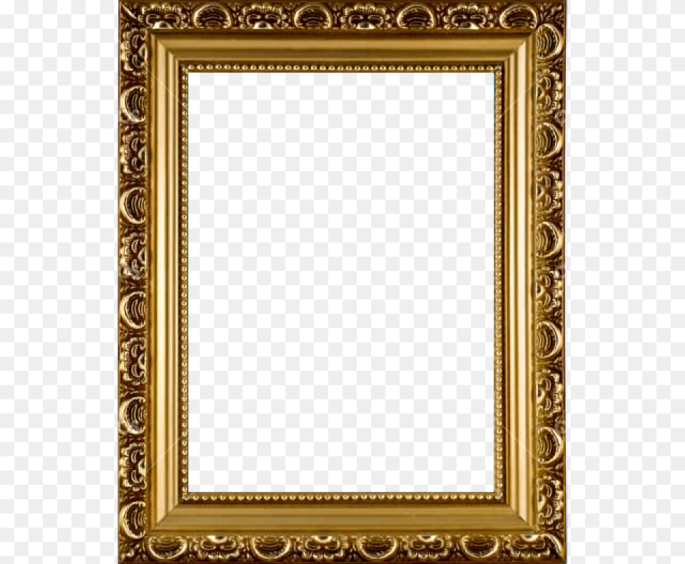 Portrait Gold Frame, Art, Painting, Blackboard Free Png Download