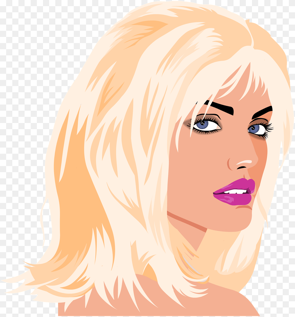 Portrait Of A Blonde Clipart, Person, Hair, Adult, Woman Free Transparent Png