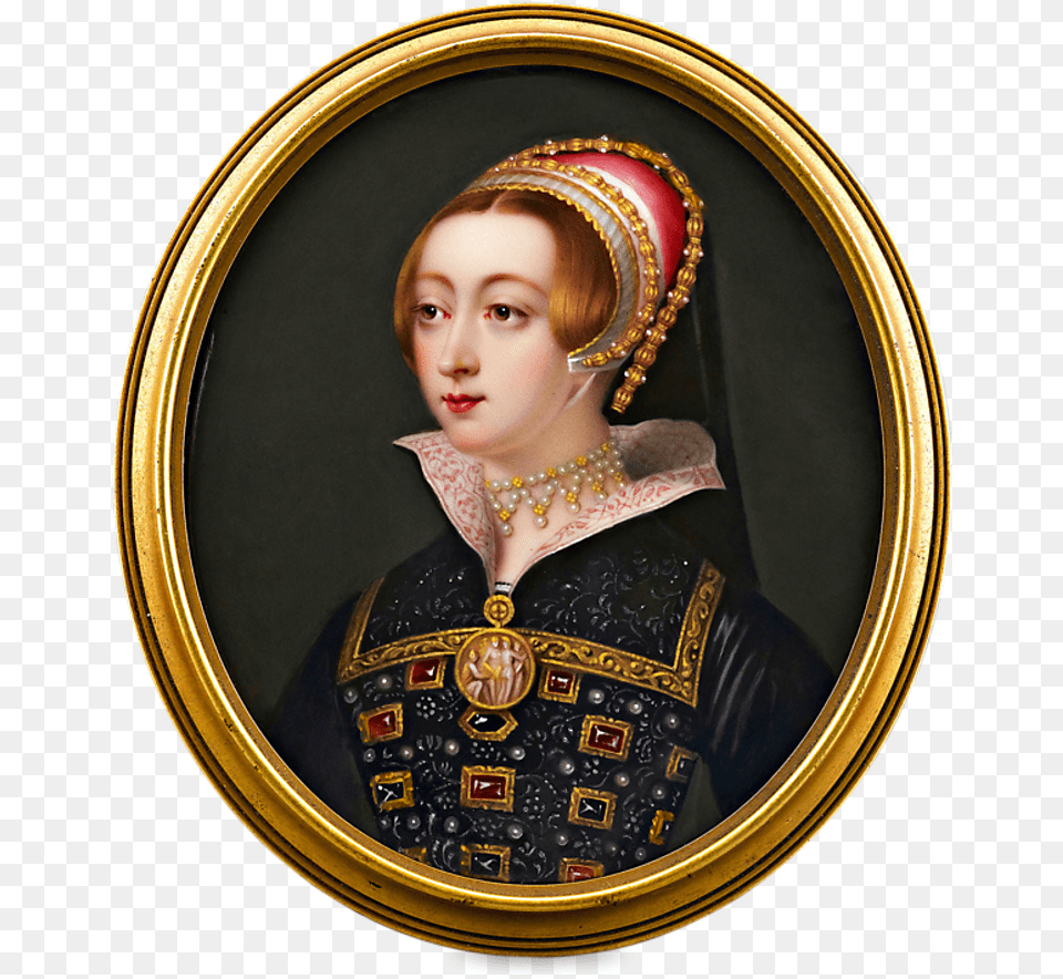 Portrait Of Anne Boleyn By Henry Pierce Bone Portrait Of Anne Boleyn, Photography, Person, Painting, Head Png