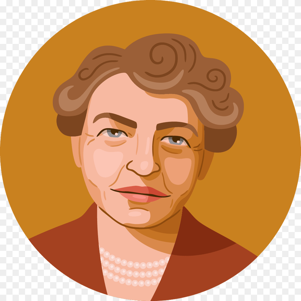 Portrait Of Eleanor Roosevelt, Art, Face, Photography, Head Free Png Download