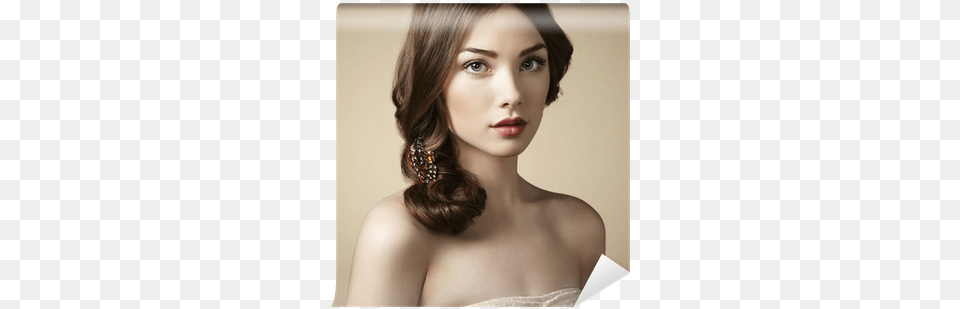 Portrait Of Young Beautiful Girl Wall Mural Pixers Bella Morgan, Head, Face, Photography, Person Free Png