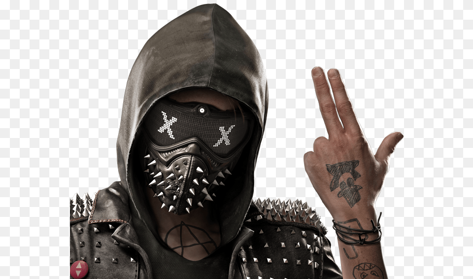 Portrait The Wrench Wrench Watch Dogs, Body Part, Tattoo, Skin, Finger Png