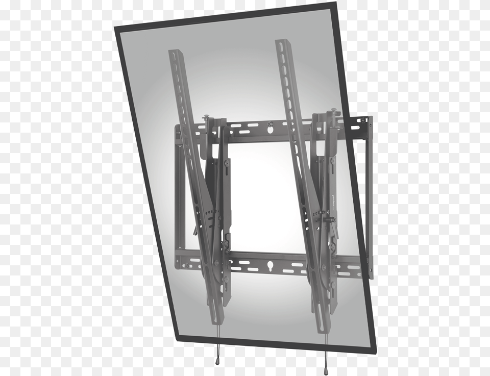 Portrait Tilt Wall Mount Bicycle Frame, Aluminium Free Transparent Png