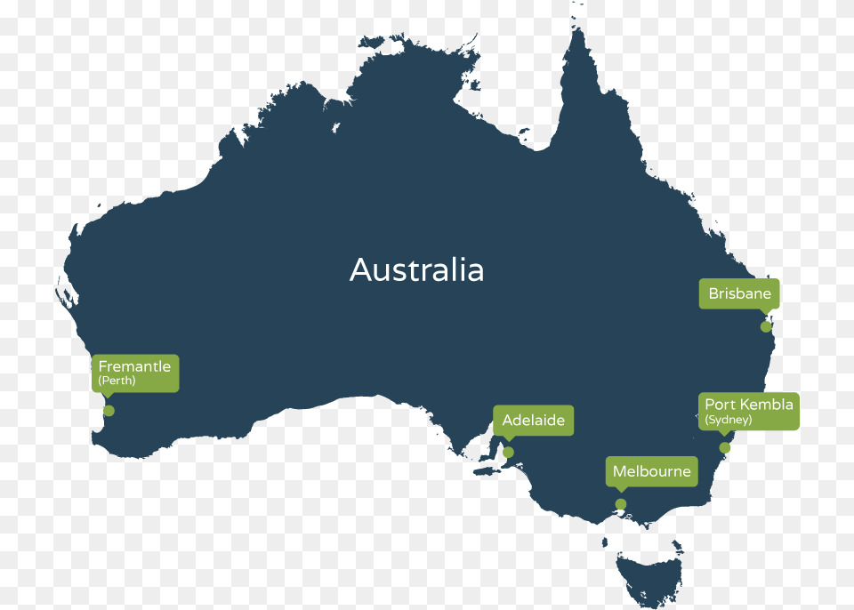 Ports We Ship To In Australia Australian Super Rugby Map, Outdoors, Chart, Plot, Land Png Image