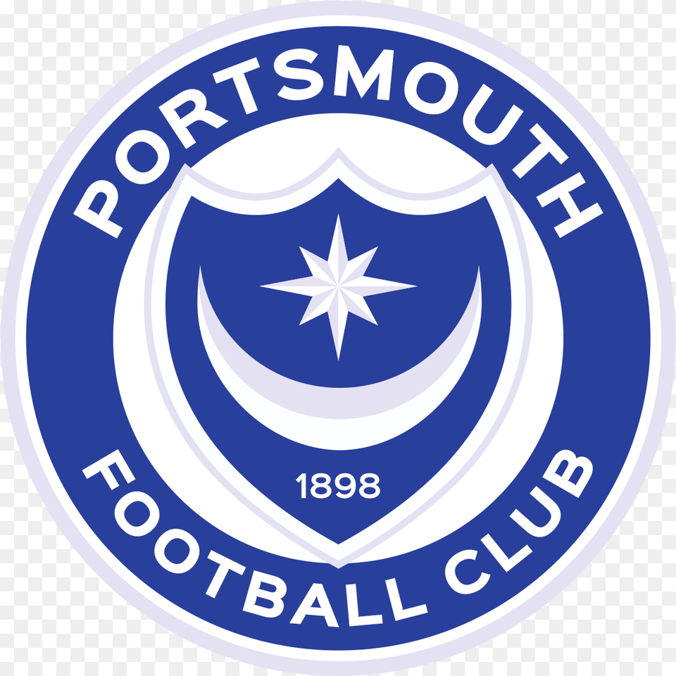 Portsmouth F Portsmouth Football Club, Logo, Badge, Symbol, Emblem Free Png Download