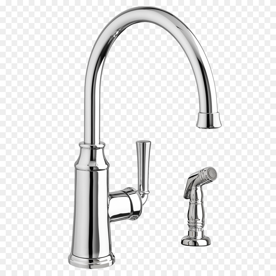 Portsmouth Handle High Arc Kitchen Faucet With Side Spray, Sink, Sink Faucet, Tap, Bathroom Free Transparent Png