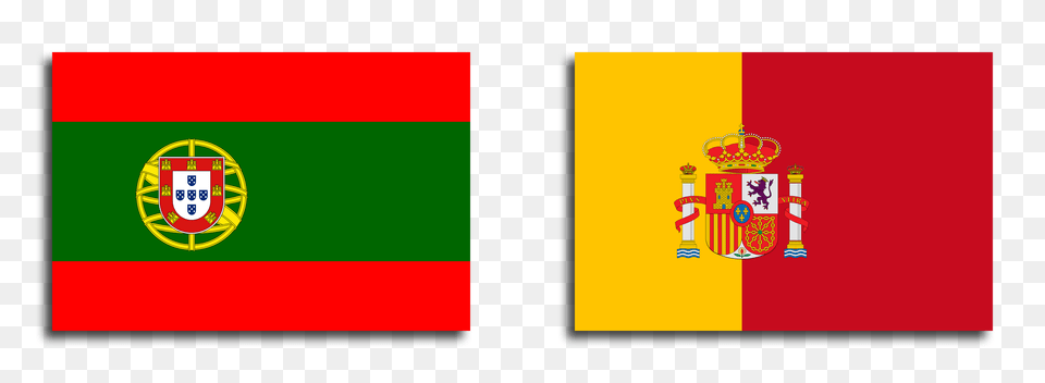 Portugal And Spain Flags In The Style Of Each Other Vexillology, Flag, Logo Free Transparent Png