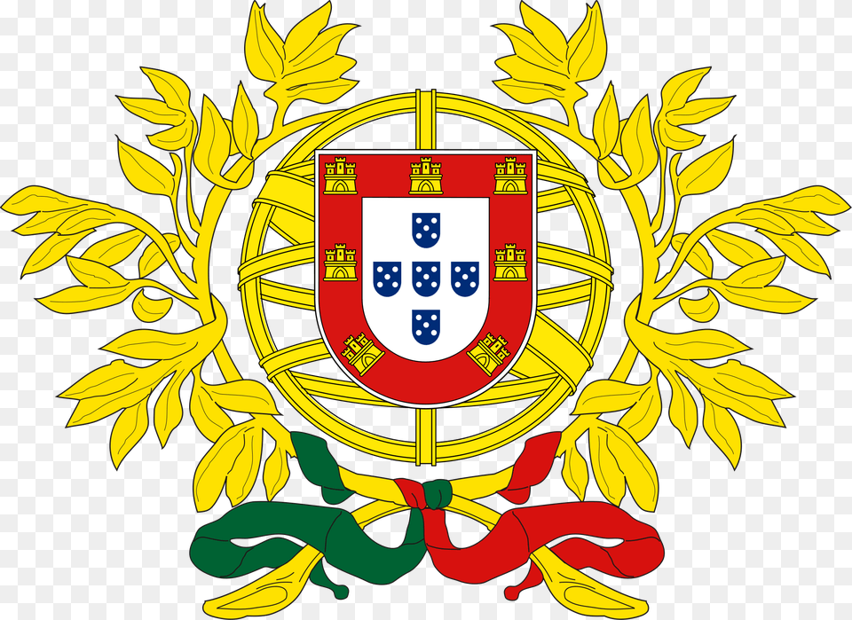 Portugal Coat Of Arms, Emblem, Symbol, Armor Png