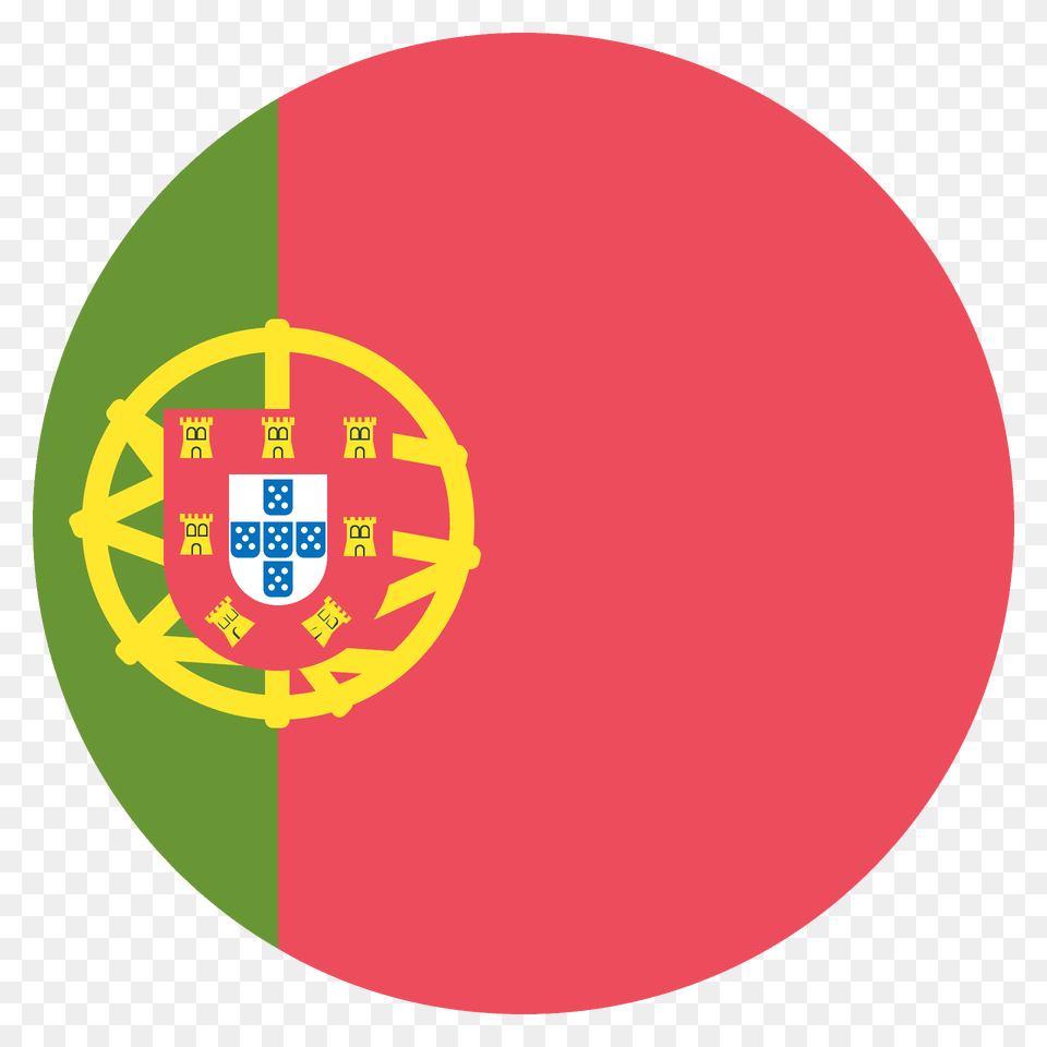 Portugal Flag Emoji Clipart, Disk, Logo Png