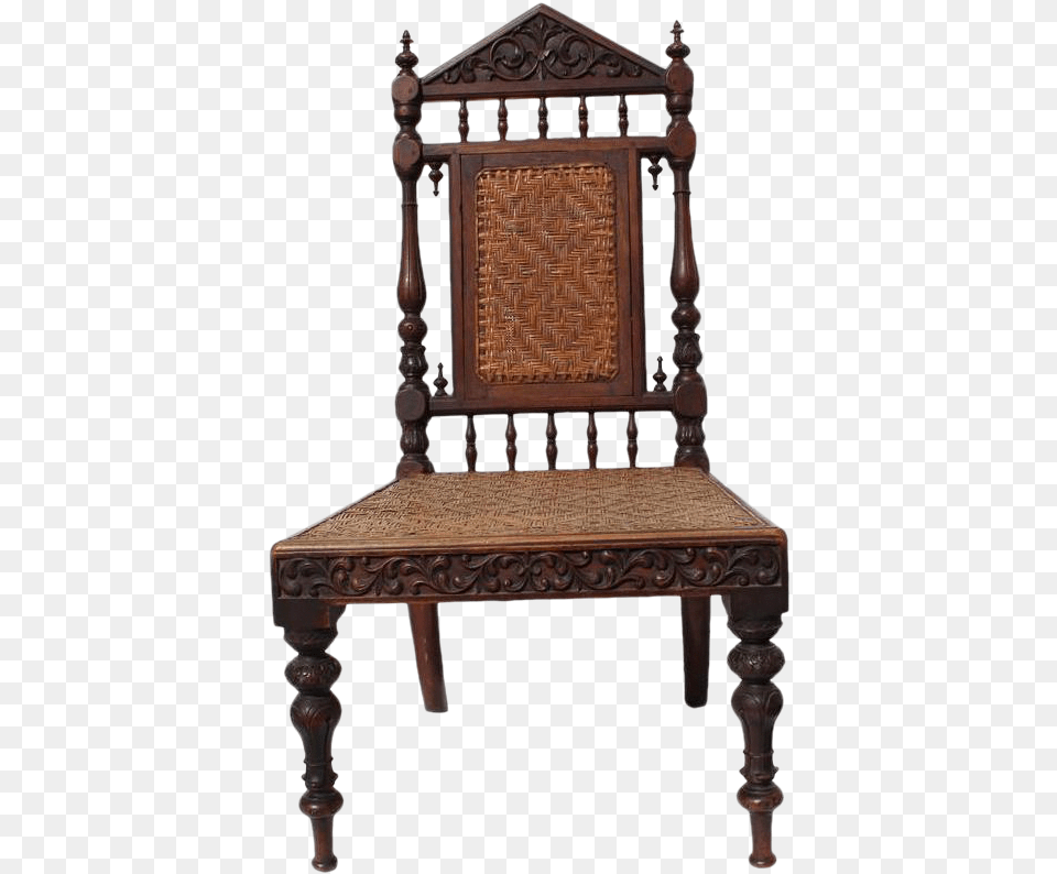 Portuguese Antique Dining Chairs, Furniture, Chair, Crib, Infant Bed Png